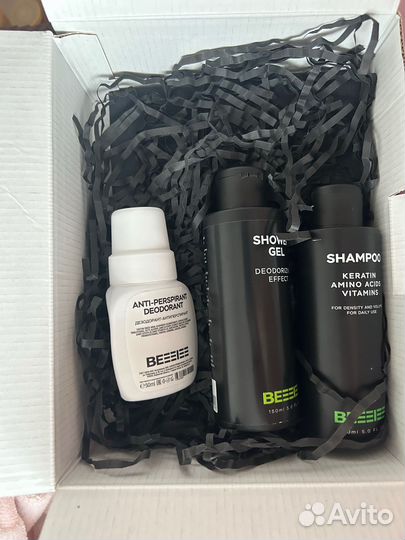 Набор мужской - гель, шампунь,дезик