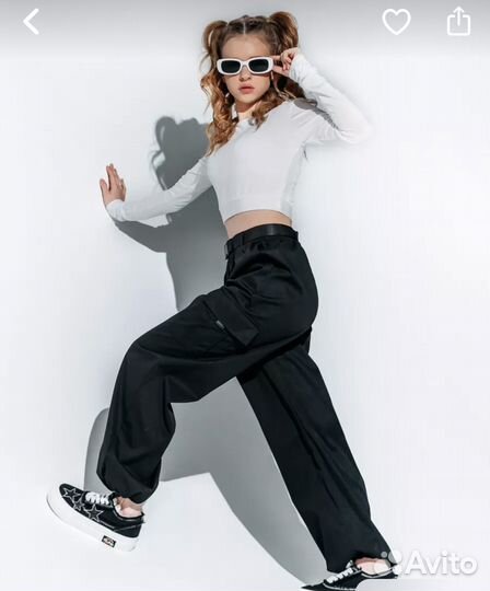 Брюки карго подростковые