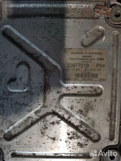 Эбу двигателя volvo D12 420 л. с