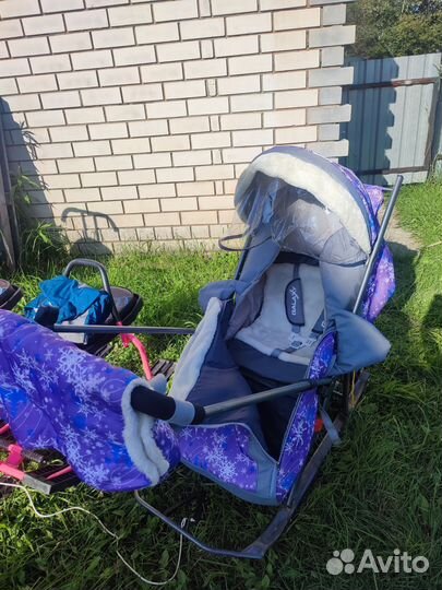 Санки коляска ника