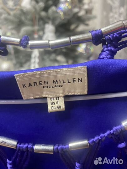 Синее платье karen millen 40р