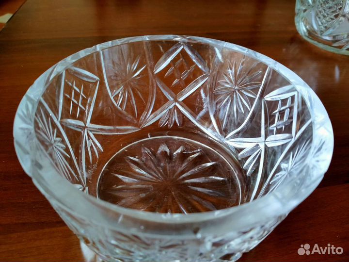Хрустальные салатники СССР / конфетница