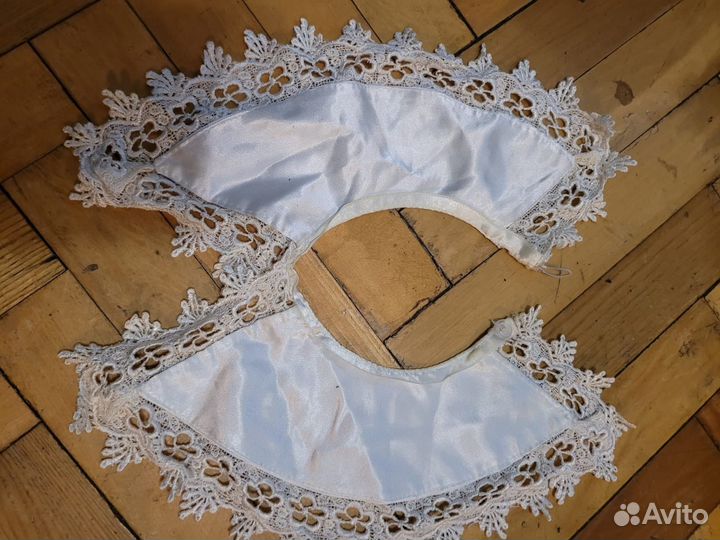 Белый воротник СССР кружевной