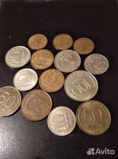 Монеты 1992-1993г
