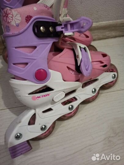 Роликовые коньки раздвижные детские 27-30