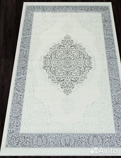 Ковер Alpin Sahara 00759B cream hb/grey fdy 1.6x2