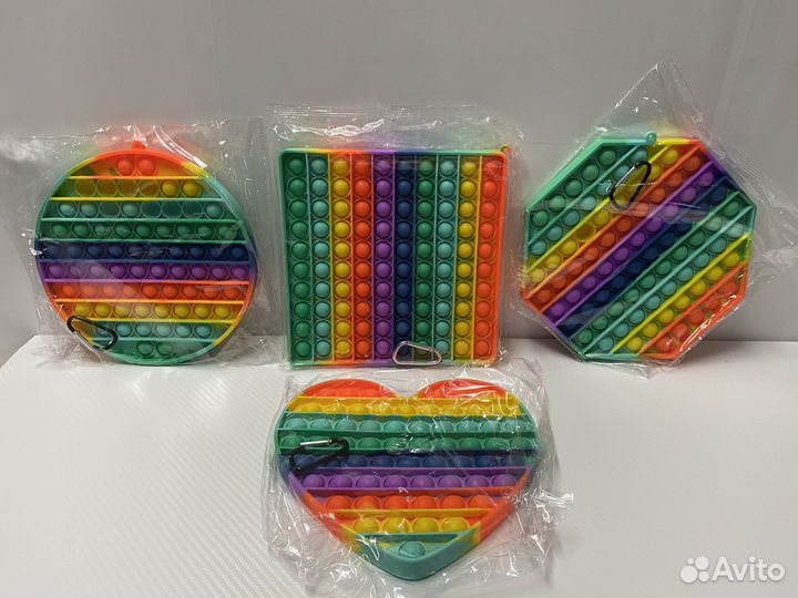 Антистресс Поп ит.Большой размер с карабином