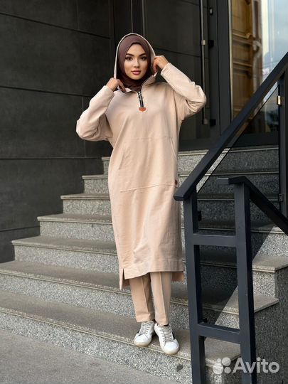 Мусульманская одежда двойка на осень зима