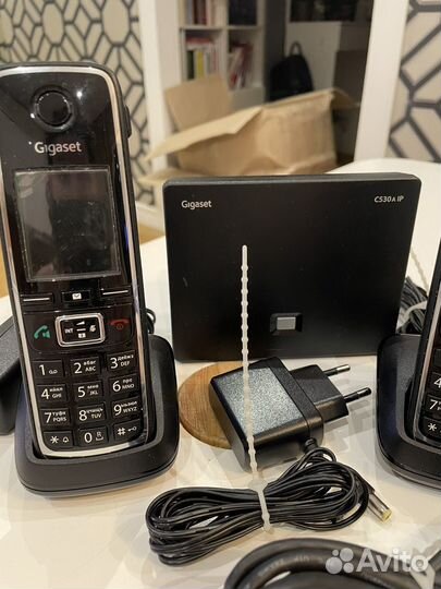 SIP Телефония Gigaset c530a ip три трубки