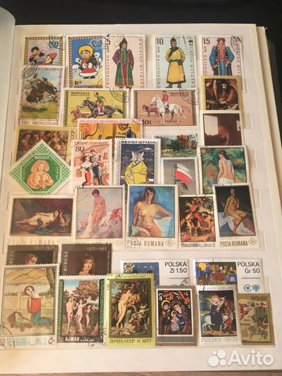 Альбом с марками 1000 шт