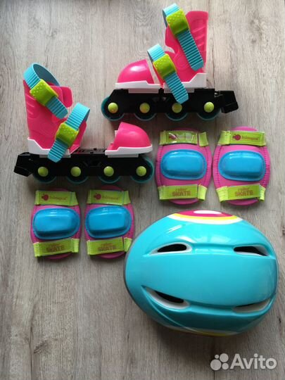 Ролики 3-6 лет с защитой Imaginarium