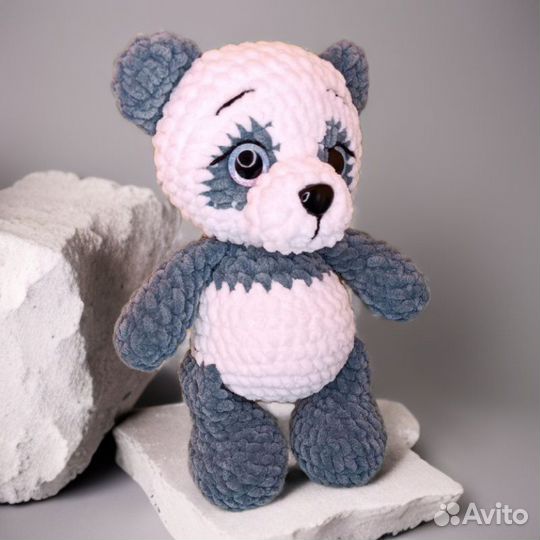 Панда плюшевая ручной работы