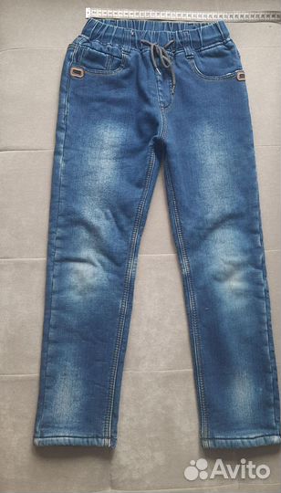 Джинцы утепленные размер 122