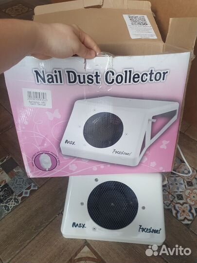 Пылесос для маникюра Nail Dust Collector Strong