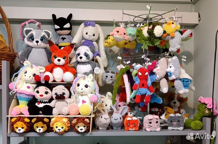 Игрушки из плюшевой пряжи