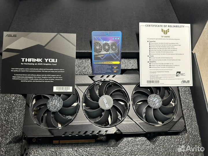 Видеокарта asus rtx 3080 tuf gaming oc v2 lhr tuf