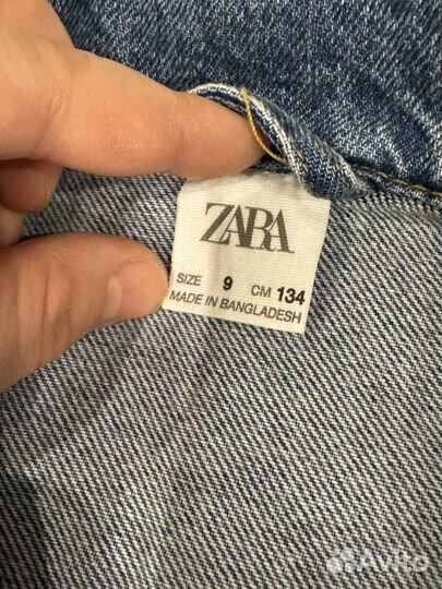 Джинсовая куртка Zara для мальчика 134