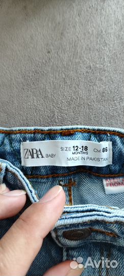 Джинсы zara для мальчика 86