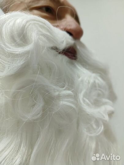 Борода Деда Мороза 110см и парик