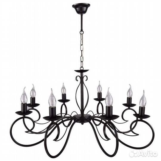 Люстра подвесная россвет Вильям 8х60Вт Е14 металл
