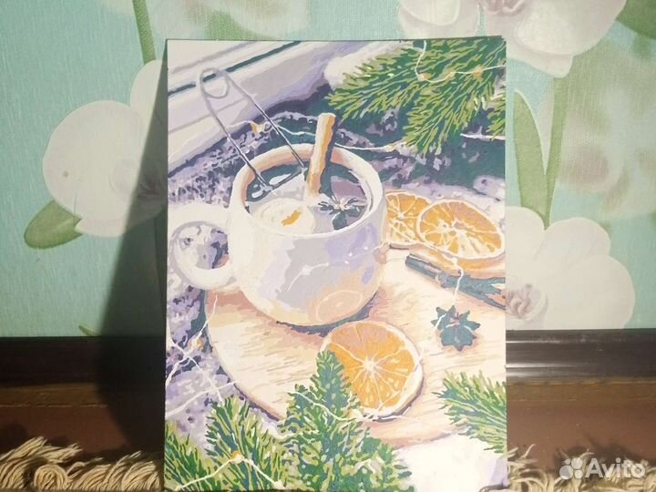 Картины по номерам(уже готовые)