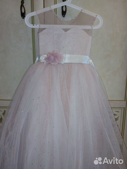 Нарядное платье для девочки на выпускной 128