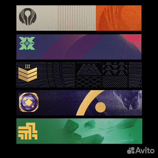 Destiny 2 Tell Me a Story emblem (пакет 5 штук)