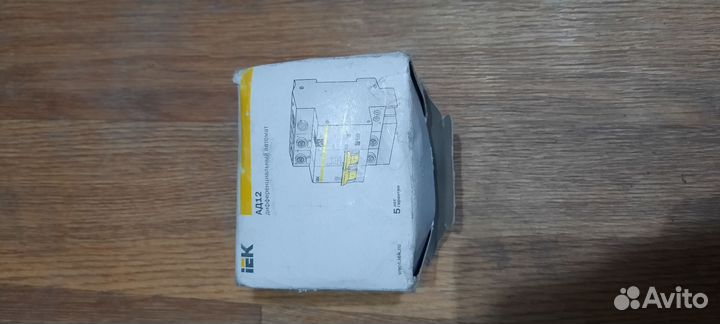 Дифференциальный автомат. выкл. ад-12, 2Р, 25А