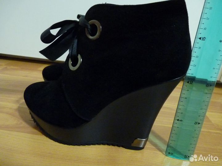 Ботильоны Натуральная Замша практически новые р.37