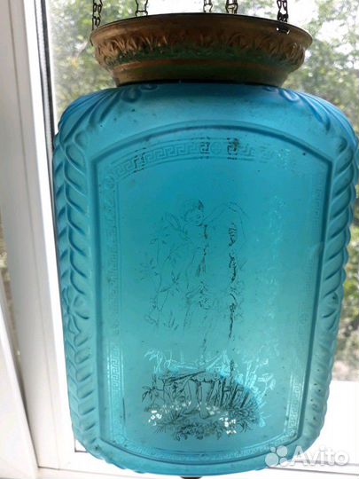 Старинная Антикварная лампа, люстра