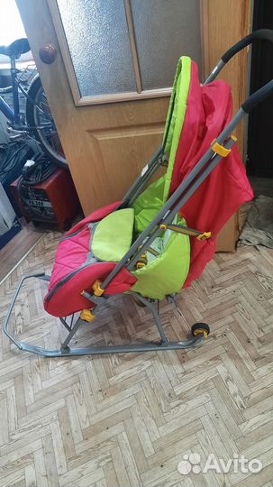 Детские санки коляска
