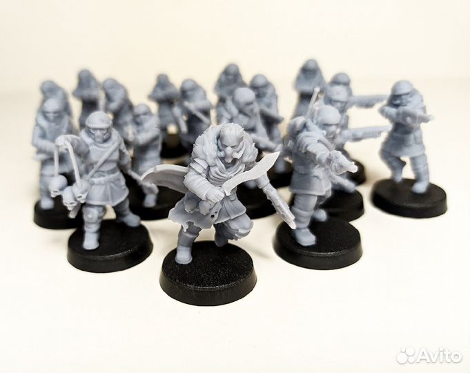 40k Chaos Vultures Gang и командир Blood Pact 10шт