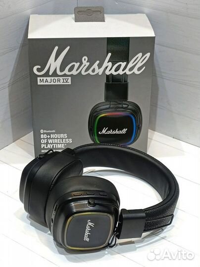 Беспроводные наушники marshall major iv black