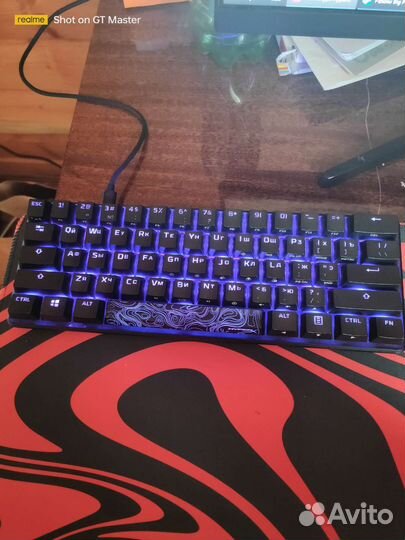 Игровая, клавиатура hyperx alloy origins 60