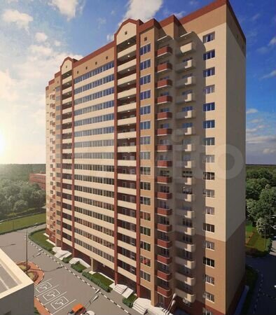 1-к. квартира, 50,2 м², 9/17 эт.