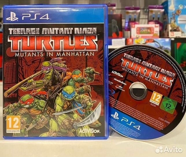 Новые Черепашки Ниндзя PS4 