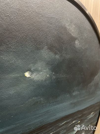 Картина акрилом на холсте с рамой