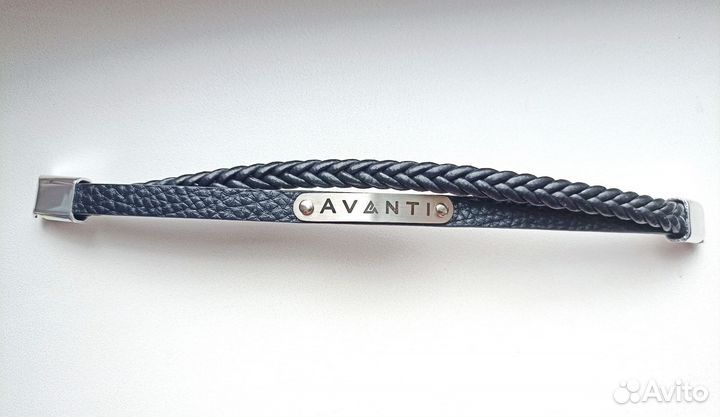 Браслет кожаный плетёный мужской