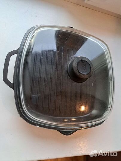 Сковорода гриль чугун, сковороды каменные