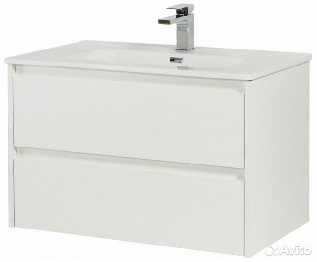 Тумба с раковиной BelBagno Kraft 90-BB900ETL Bianco Opaco