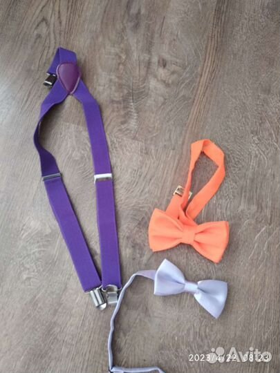 Подтяжки и бабачки для мальчика