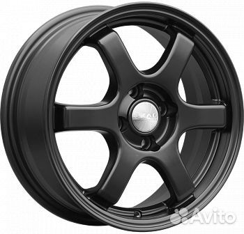 R15 4x100 6J ET40 D60,1 Скад Киото Черный барxат