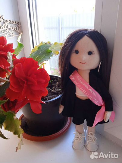 Текстильная кукла по фотографии