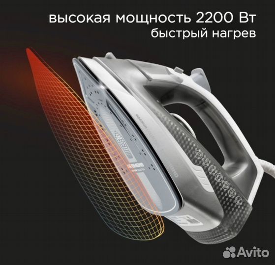 Утюг Redmond керамика новый 2200 Вт