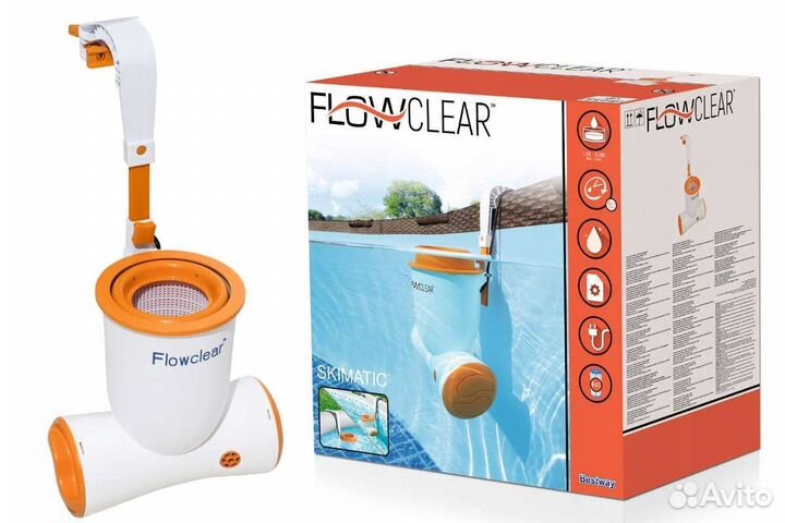 Фильтр насос со скимером для бассейна