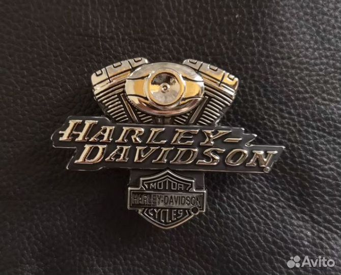 Брошь Harley-Davidson значок пряжка