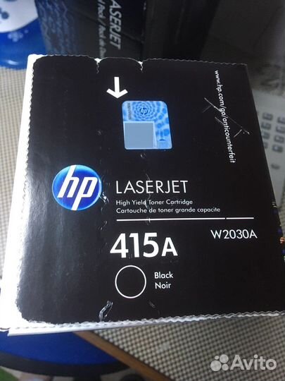 Картридж HP LaseJet Pro 415A оригинал новый черный