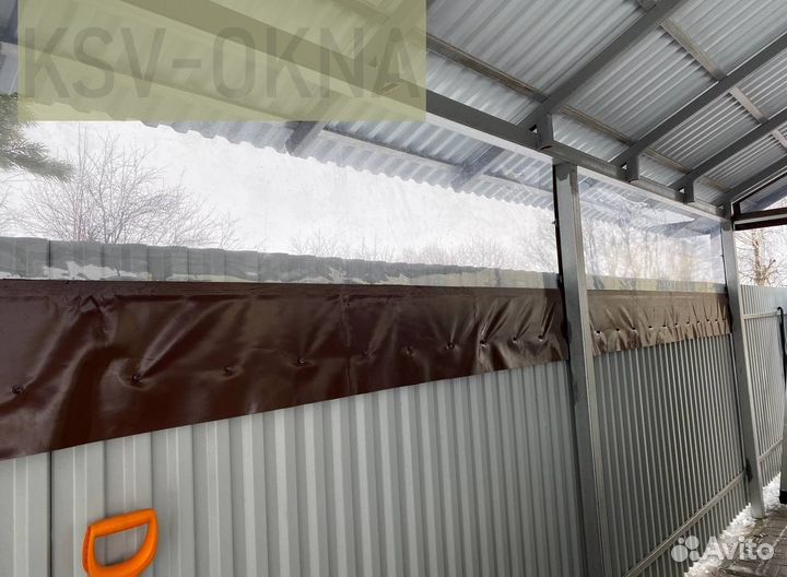 Мягкие окна для беседки