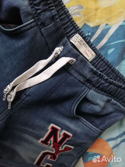 Кофта Puma 116, джинсы утепленные 158