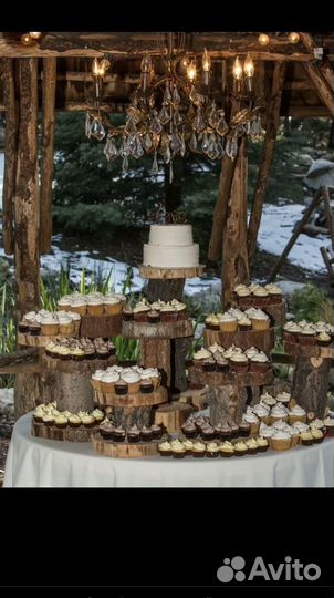 Торцевые спилы для фуршетов